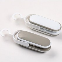 휴대용 미니실링기 가정용 비닐접착밀봉기 과일 야채 식재료 음식물 밀폐보관, 화이트