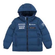 데상트키즈패딩 PQJ SM42JHDJO3-BLU 데상트 영애슬릿 스위스스키 미드 다운자켓