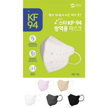 스타 KF94 칼라 마스크 50매 / 새부리형 마스크 / 피부 저자극 마스크 100%국내생산, 핑크