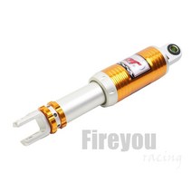 자전거서스펜션 유압 오일 댐퍼 280mm 290mm 필름 리어 포크 리바운드 스트럿츠 댐핑 쇼크 업소버 마목 스프링 조정 자전거 샥, 금