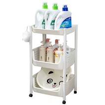 화장실선반장 다단식선반 베란다수납장 세탁실 다용도실, 화이트