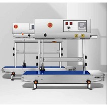 밴드실러 수직 자동 밀봉기 비닐 플라스틱 씰링기, (SF150)세로 32형(스틸 휠 인쇄)