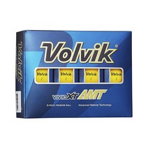 볼빅 비비드 XT AMT 볼 골프공 12개입, 1개, Yellow