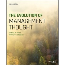 SC: Evolution of Mgmnt Thought Paperback, Wiley