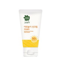 보습케어 그린핑거 야외놀이 선크림 파워블록 80ml(1529490), (무료배송)단일상품
