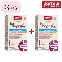 [1+1] 자로우 펨 도피러스 여성 유산균 10억 60캡슐 도필러스 재로우 RM [원산지:미국]