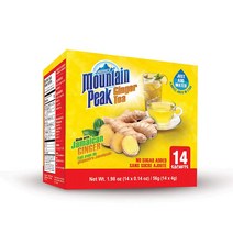 Jamaica Mountain Peak Ginger Instant Tea Unsweetened 14 sachets, 1