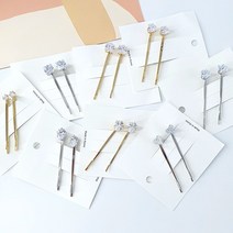 코멧츠 실핀 6종 하트/삼각/사각/스틸