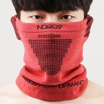 겨울 넥워머 귀덮개 귀가리개 방한마스크 겨울축제 골프 스키 캠프 등산 자전거, 3. RED