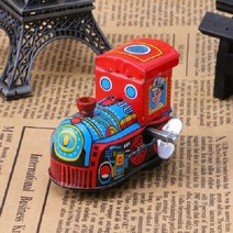 빈티지 레트로 틴토이 양철 태엽 기차 장식 소품-72394EA, 본상품선택