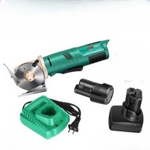 무선 전동 절단기 카펫 천 의류 컷팅기 충전식 전기재단기, 12V 2000mAh 배터리