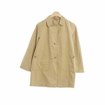 자라 베이지 면혼방 트렌치자켓 공용 2348
