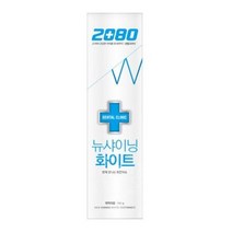 2080 덴탈크리닉 뉴샤이닝 화이트 치약, 140g, 5개입