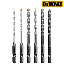 디월트 DWA612056 임팩용 콘크리트 비트 3-6.5mm, 선택5) DWA612061 6.5mm