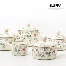 에지리) EJIRY 프로방스 인덕션 겸용 법랑냄비 이유식냄비 12밀크팬, 에지리 프로방스 법랑냄비 12밀크