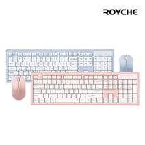 로이체 무선 키보드 마우스 콤보 세트 RX-3200, 블랙