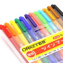 12색 유성 마카펜 G-02-072
