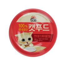 사조 로하이캣푸드 90g, 연어 + 헤어볼 혼합맛, 24개