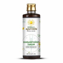 Kerala Ayurveda Dhanwantharam Thailam - 바타 및 사후 나탈 케어를 위한 아유르베다 마사지 오일 관절 강화 아픈 근육을 진정시키고 이완 180ml