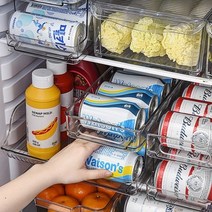자동롤링 10구 캔음료 디스펜서, 투명
