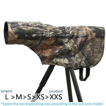 ROLANPRO 카메라 레인 커버 망원 렌즈 재킷 캐논 니콘 소니 시그마 Tamron 후지 필름, brown jungle_L SIZE