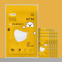 타스마스크 소형, TAS KF94 소형 화이트 5매입 100장