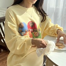 커밍투유 빅사이즈 엠앤엠 봄 루즈핏 홈 원피스