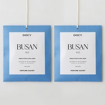 DOCY 도시 퍼퓸 샤쉐 30g /옷장 샤쉐/인테리어 샤쉐, 2개, 부산