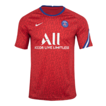 나이키 반팔티 파리 생제르맹 숏슬리브 티 레드