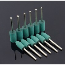 10 개/몫 3mm 생크 연삭 헤드 고무 4 6 8 휠 금형 마무리 공구, 02 bullet_06 12mm