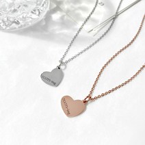 각인 써지컬 미니슈 목걸이