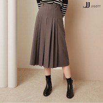 JJ지고트 백 밴딩 턱 플리츠 스커트 GMBP0SKT6