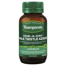 Thompsons 호주 톰슨 원 어데이 밀크씨슬 42000mg 60 캡슐 1팩 실리마린
