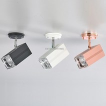 직부 스마트사각 COB조명 10W 20W 회전 각도조절 스포트라이트 LED일체형 파30 주광 전구 주백색 4000K 매장 무대 인테리어조명 엔터라이팅, 동브론즈, 주백(4000K)
