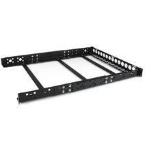 StarTech.com 서버 랙 캐비닛 지원 슬라이드 레일 (1U 19 인치) 깊이 조정 가능 UNIRAILS1U