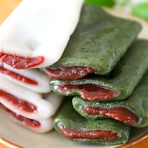 굳지않는 백미 앙꼬절편 모시 앙꼬절편 40g 20개 앙금떡 개별포장 유기농쌀, 백미 앙꼬절편 20개