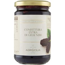 이탈리아 아그리시칠리아 AGRISICILIA 엑스트라 블랙 멀베리 뽕나무열매 오디잼 360g, 4팩