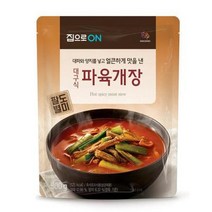 청정원 레토르트 집으로ON 대구식 파육개장 풍미 500g 6개 간단한국 얼큰한국물요리 가정간편식 자취음식, 1세트
