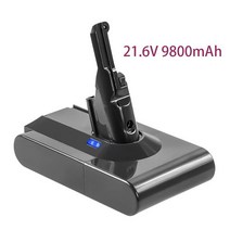 V7플러피 V6 V8 V10 V11 교체 다이슨배터리 특별 제공 배터리 충전식 부어 흡인기 다이슨 자갈/듀벳/애니멀/리튬 이온 6000mAh 21.6V L50, 02 9800mAh 1pcs