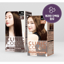 꽃을든남자 크리닉 염색약(새치용), N8밝은갈색(멋내기용), x3개