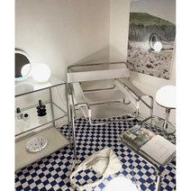 바실리체어 마르셀브로이어 디자인 라운지체어 모던 안락 인테리어 의자 카페 1인용, 하얀색, 1개