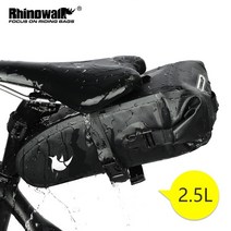 Rhinowalk 자전거 안장 가방 1.5l 2.5l 전체 방수 사이클링 시트 가방 mtb 도로 수리 도구 가방 자전거 꼬리 팩 액세서리