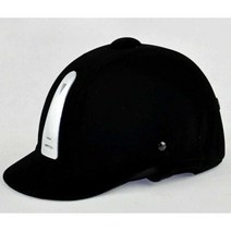 마상 경마모자 승마모자 마술모자 벨벳 초경량 선수용, 908 퓨어 블랙 60cm