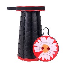 새로운 패션 elescopic 개폐식 의자 접는 chiar 야외 휴대용 캠핑 편리한 낚시 플라스틱 의자 접이식 포켓, SH-국화