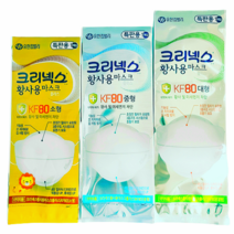 크리넥스 황사용 마스크 플러스 kf80 소형 중형 대형 화이트 4단 코스트코 동일 마스크