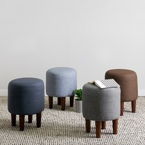 한샘몰X씨엘로 프라페 가죽소파 스툴 (4종/택1), C형 브라운(C)