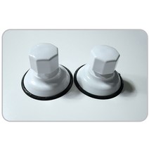 강력흡착기(지름70mm)밑판검정 흡착판 압착고무 Q0071