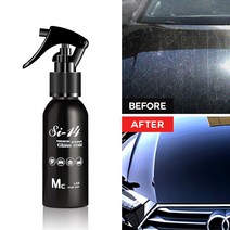 유리막코팅제 자동차 차량 셀프 유리발수코팅 유막제거제, 유리막코팅제120ml+유막제거제200ml