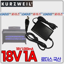 18V 1A 영창 커즈와일 kurzweil KWP-100 전용 국산 어댑터, 1개