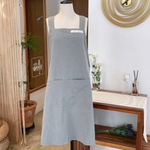 백만점 예쁜 앞치마, 카키, 1개